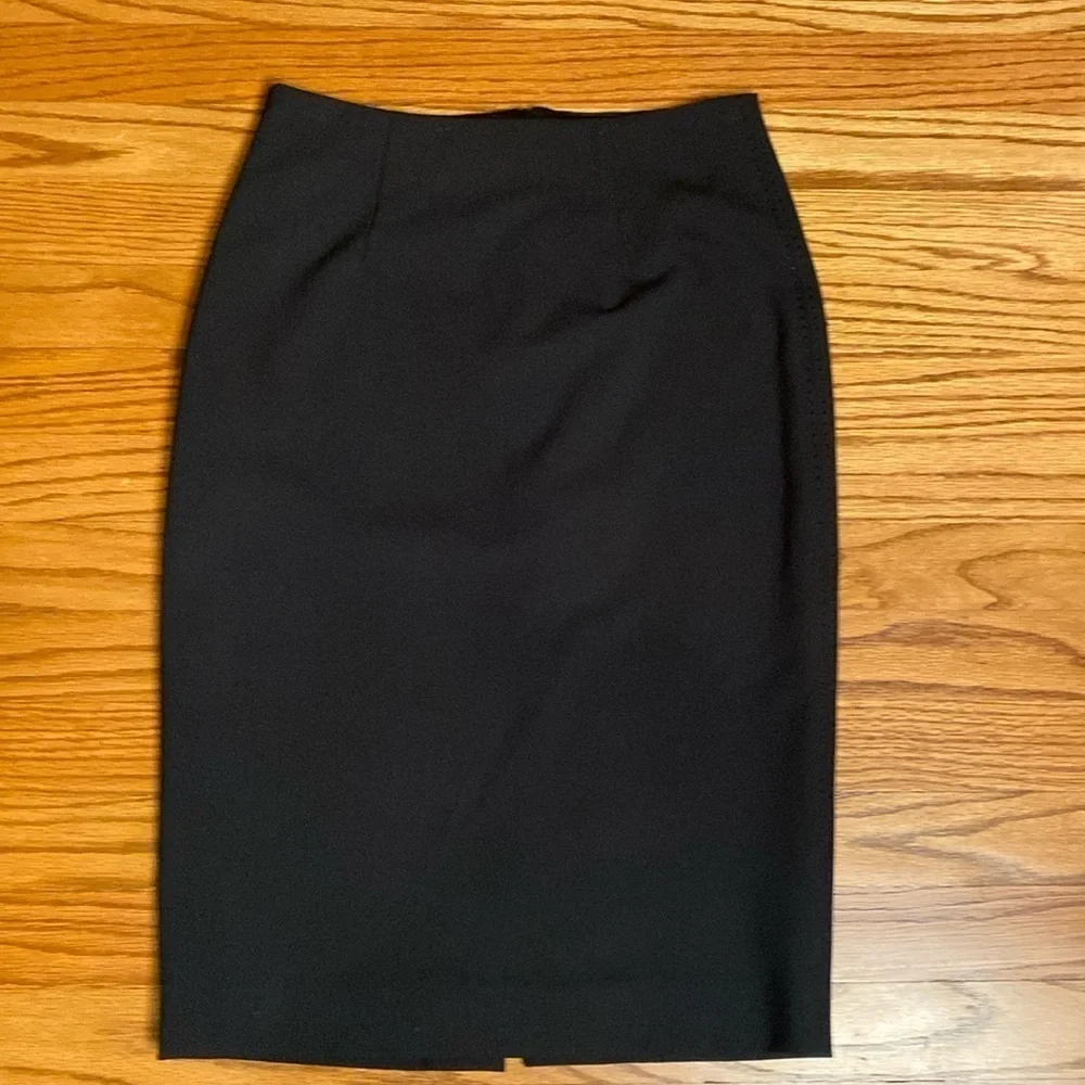 REBECCA TAYLOR BLACK pencil skirt size 2